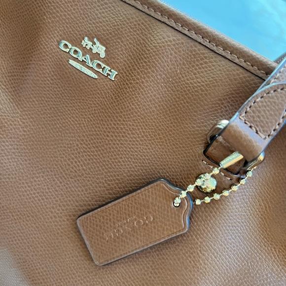 Coach Brown Tote - Picture 3 of 6